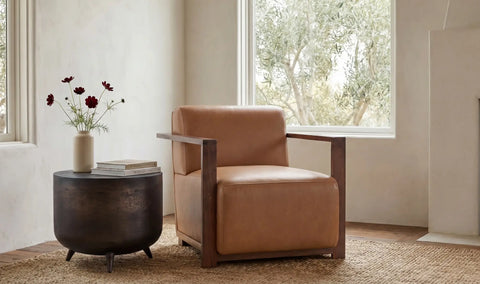 Barnes Accent Chair Tan