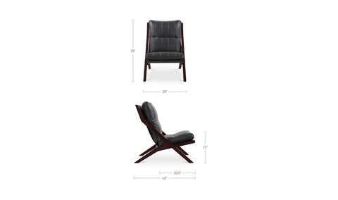 Preston Accent Chair Black