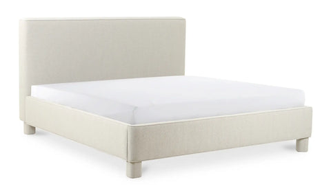 Ichigo Queen Bed Light Grey