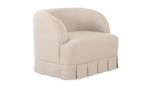 Maren Swivel Chair Beige