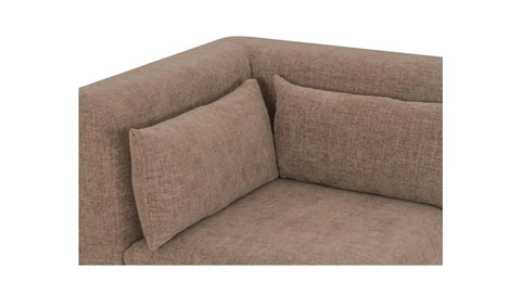 June Corner Chair Dark Brown