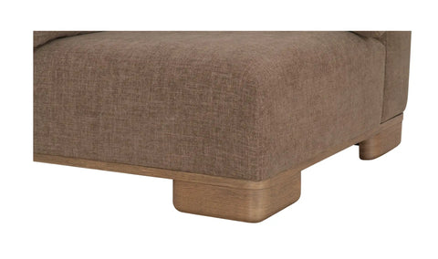 June Corner Chair Dark Brown