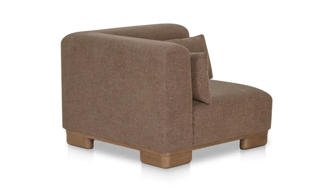 June Corner Chair Dark Brown