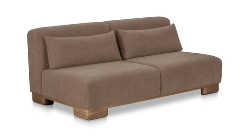 June Sofa Dark Brown