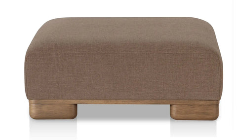 June Ottoman Dark Brown