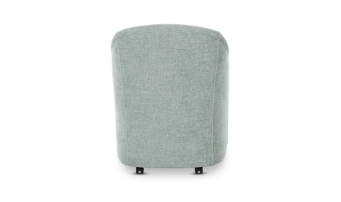 Drava Rolling Dining Chair Light Blue
