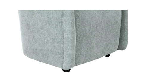 Drava Rolling Dining Chair Light Blue