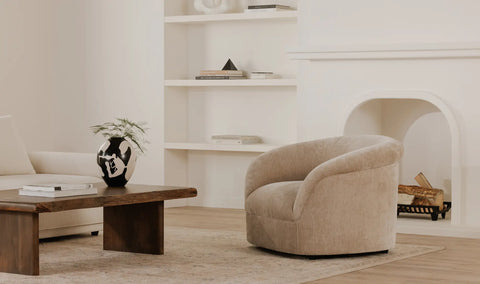 Thora Lounge Chair Beige