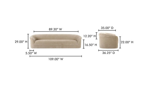 Thora Sofa Beige