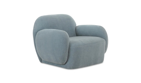 Hazel Lounge Chair Light Blue