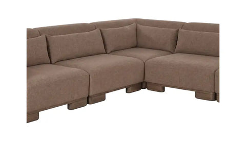 June Lounge Modular Sectional Dark Brown