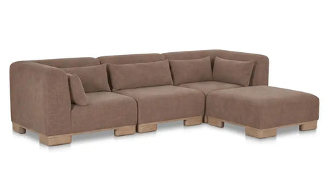 June Lounge Modular Sectional Dark Brown
