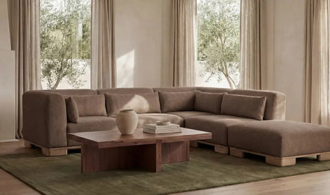 June Dream Modular Sectional Dark Brown