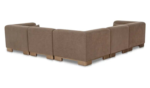 June Classic L Modular Sectional Dark Brown