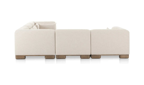 June Classic L-Shaped Modular Sectional Oatmeal