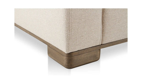 June Classic L-Shaped Modular Sectional Oatmeal