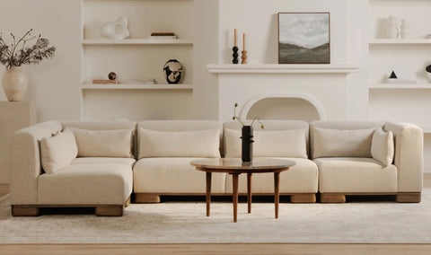 June U Shaped Modular Sectional Oatmeal