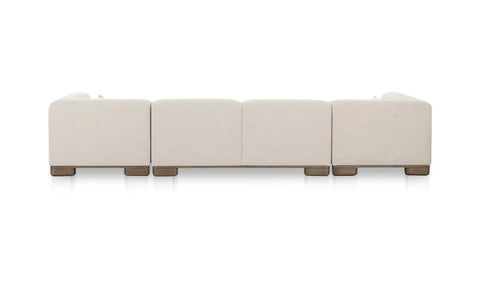 June U Shaped Modular Sectional Oatmeal