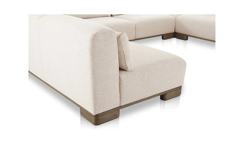 June U Shaped Modular Sectional Oatmeal