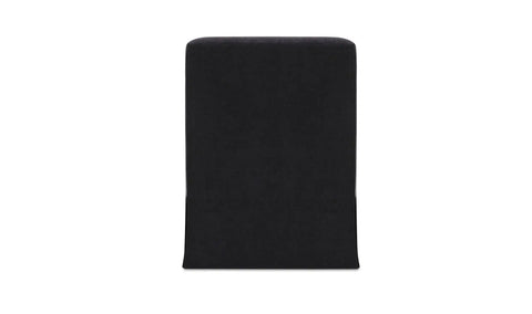 Lydia Slipcover Dining Chair Black