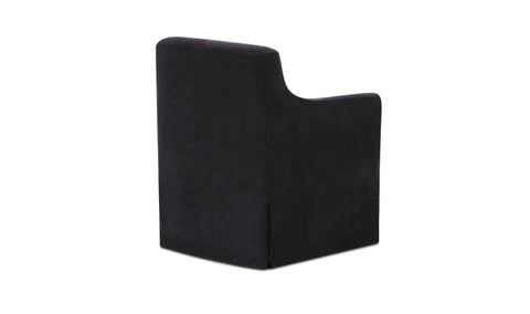 Lydia Slipcover Dining Chair Black