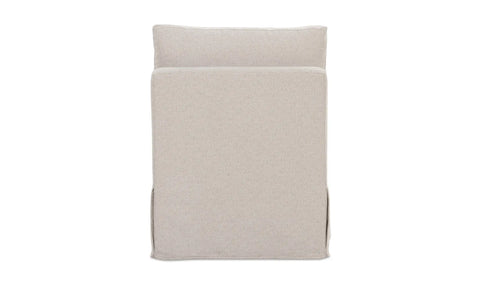 Fable Slipcover Dining Slipper Chair Beige