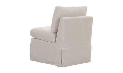 Fable Slipcover Dining Slipper Chair Beige