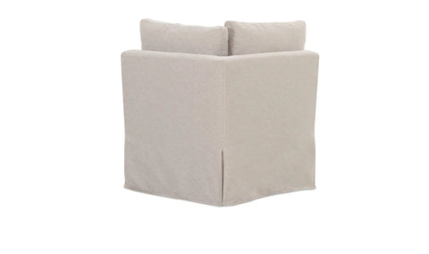 Fable Slipcover Dining Corner Chair Beige