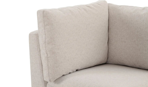 Fable Slipcover Dining Corner Chair Beige
