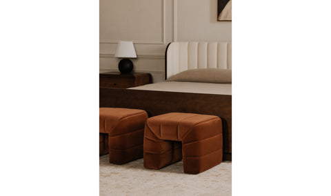 Verity Stool Warm Brown