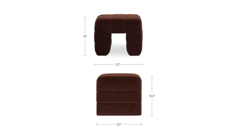 Verity Stool Warm Brown