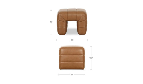 Verity Stool Tan Leather