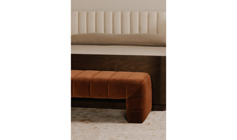 Verity Bench Warm Brown