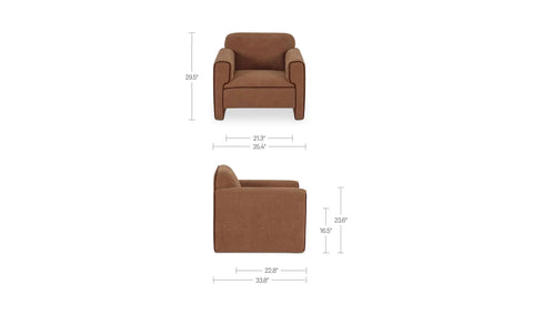 Leo Chair Light Brown