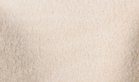 Devlin Lounge Chair Cream Faux Fur