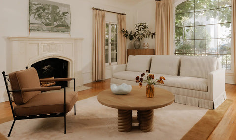 Pellicano Sofa Beige Stripe