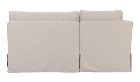 Fable Slipcover Dining Banquette U-Shape Beige 121 in.