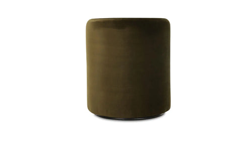 Dane Swivel Dining Chair Faux Green Mohair