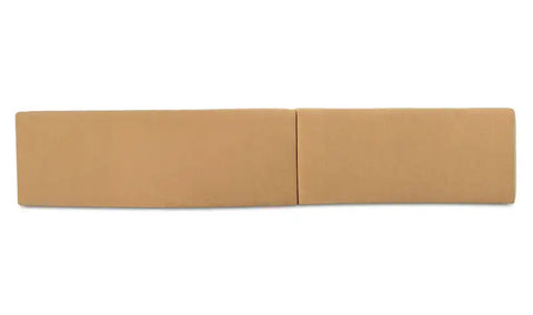 Naomi 2 Piece Wave Modular Sectional Golden Yellow