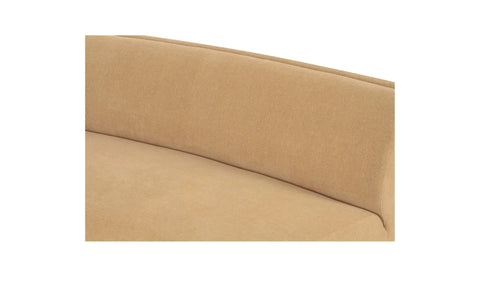 Naomi 2 Piece Convex Modular Sectional Golden Yellow