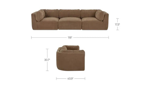 Matina Modular Sofa Taupe