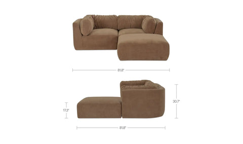 Matina Nook Modular Sectional Taupe