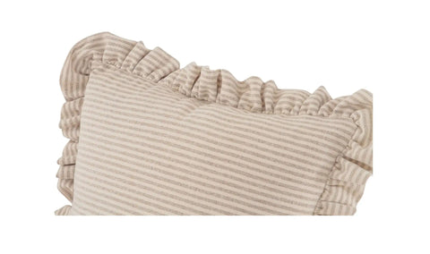Betty 25 Inch Cushion Beige Stripe
