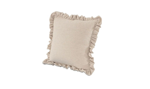 Betty 25 Inch Cushion Beige Stripe