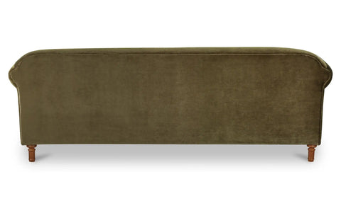 Harmony Sofa Dark Green Faux Mohair