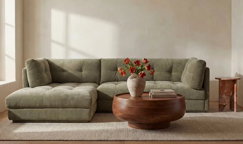 Mischa Left Sectional Sage Green