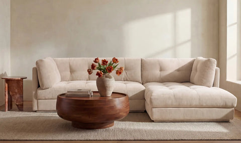 Mischa Sectional Right Beige