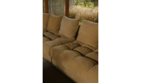 Davie Left Arm Facing Chair Golden Yellow
