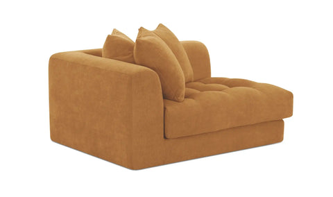 Davie Left Arm Facing Chair Golden Yellow