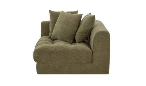 Davie Left Arm Facing Chair Olive